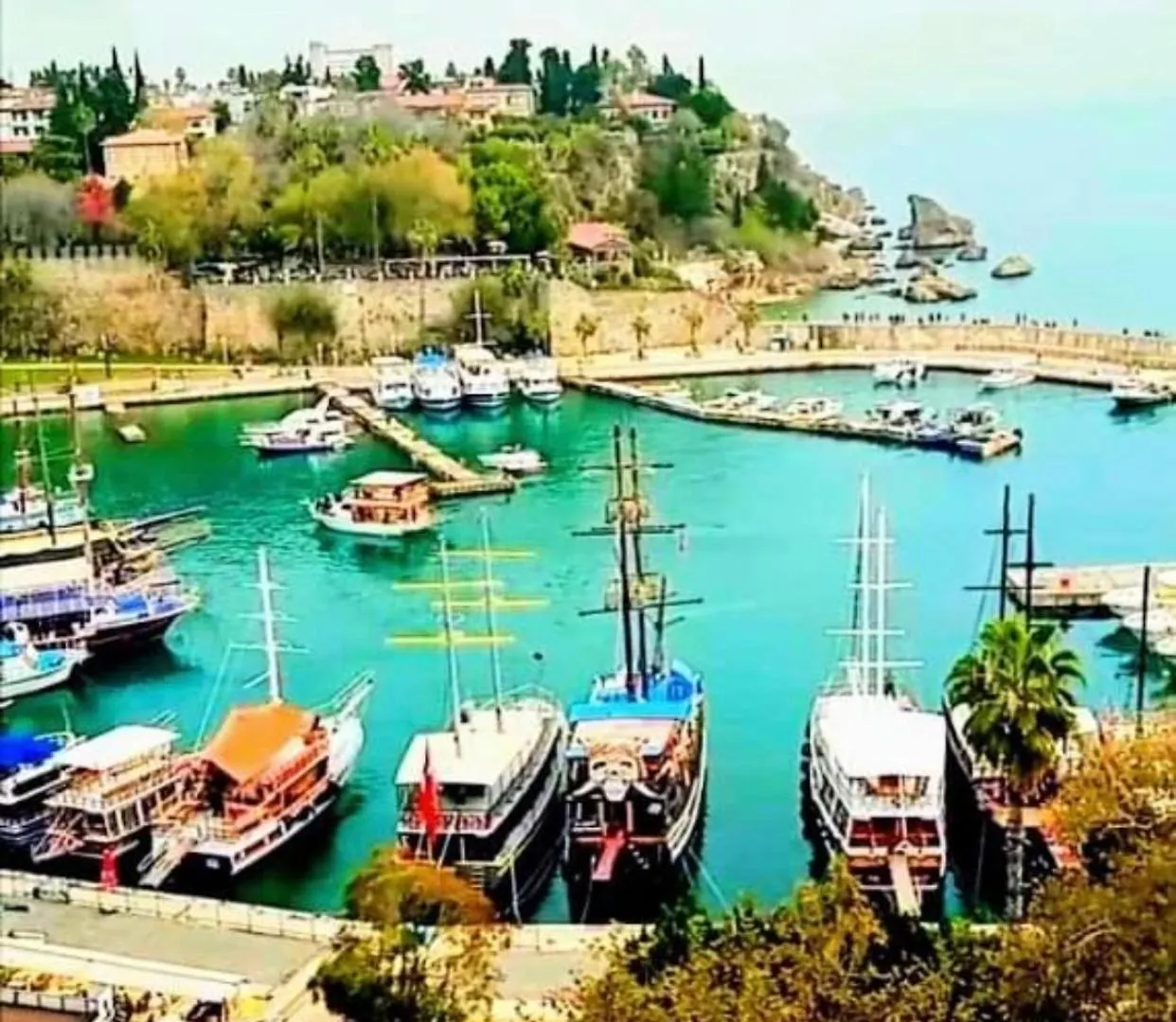 Kaleici Muhtesem Konum Deniz Yakini 1+0 Oezel Ev Lägenhet Antalya Rum i privatbostad